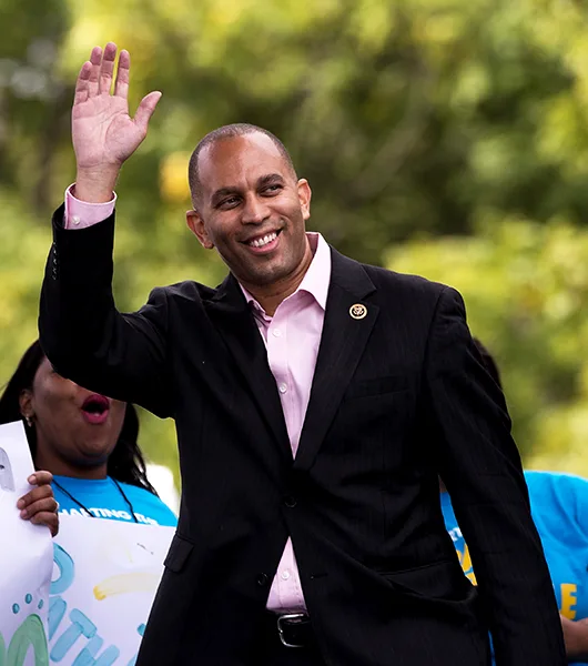 Hakeem Jeffries — On the trail