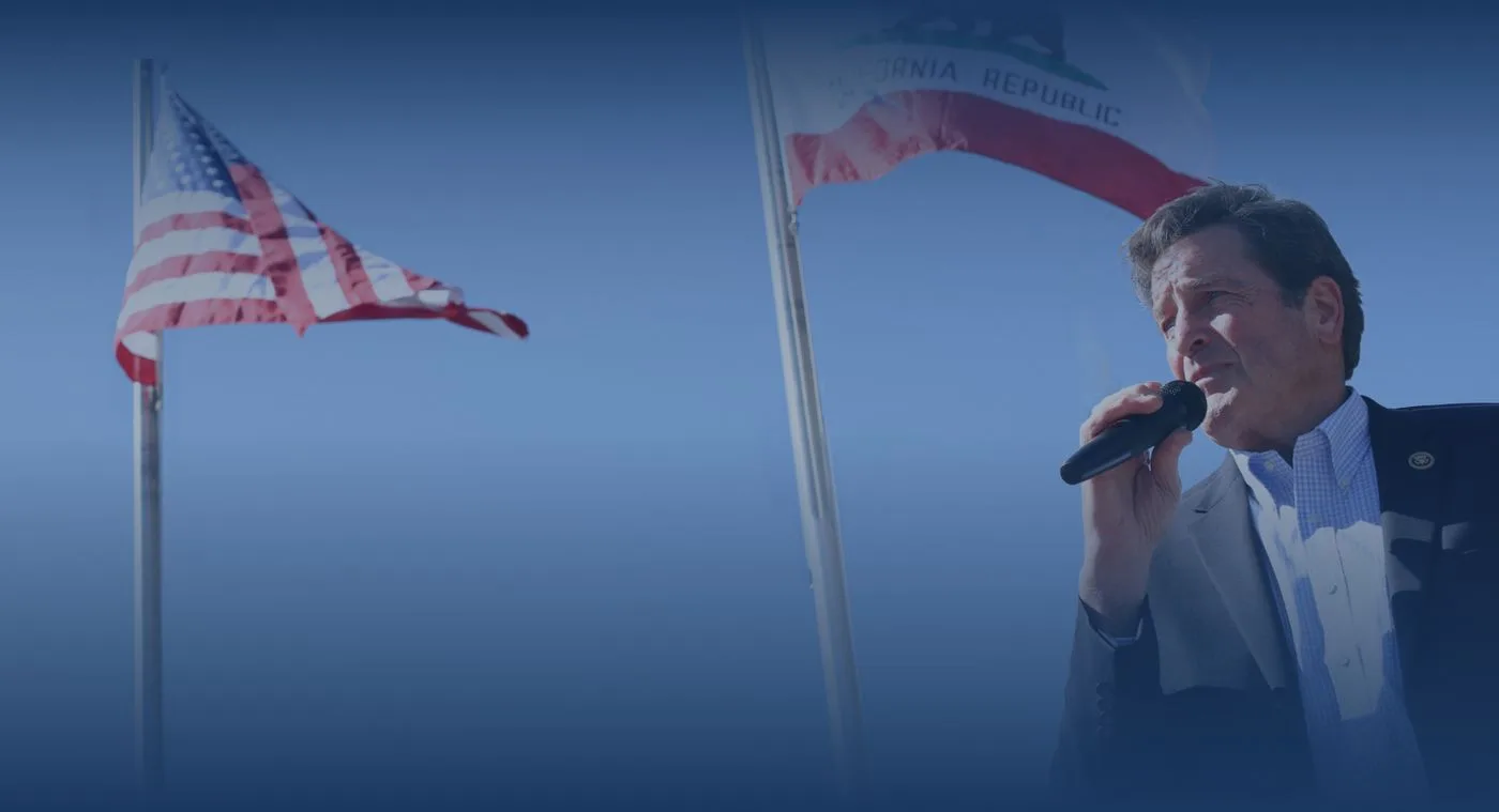 John Garamendi — On the trail
