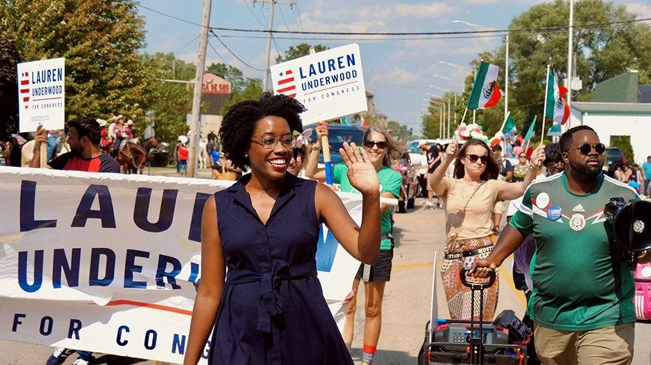 Lauren Underwood — On the trail