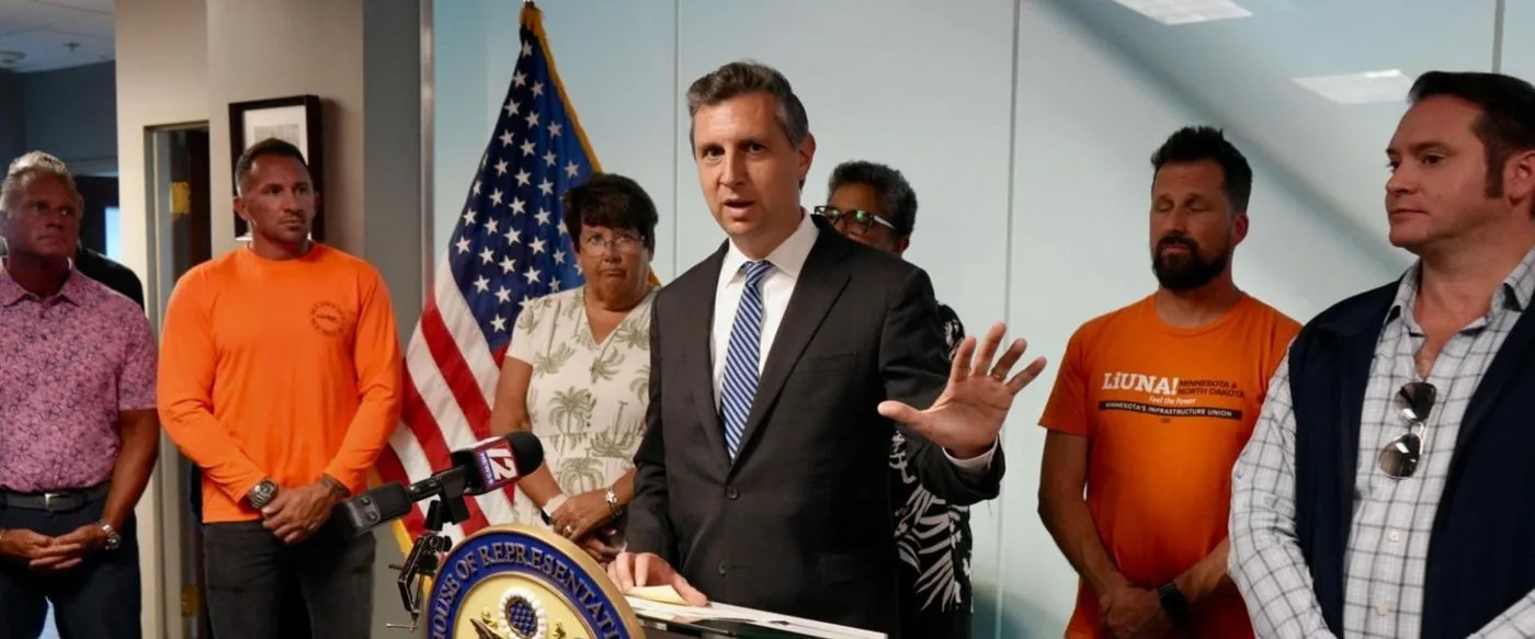 Seth Magaziner — On the trail