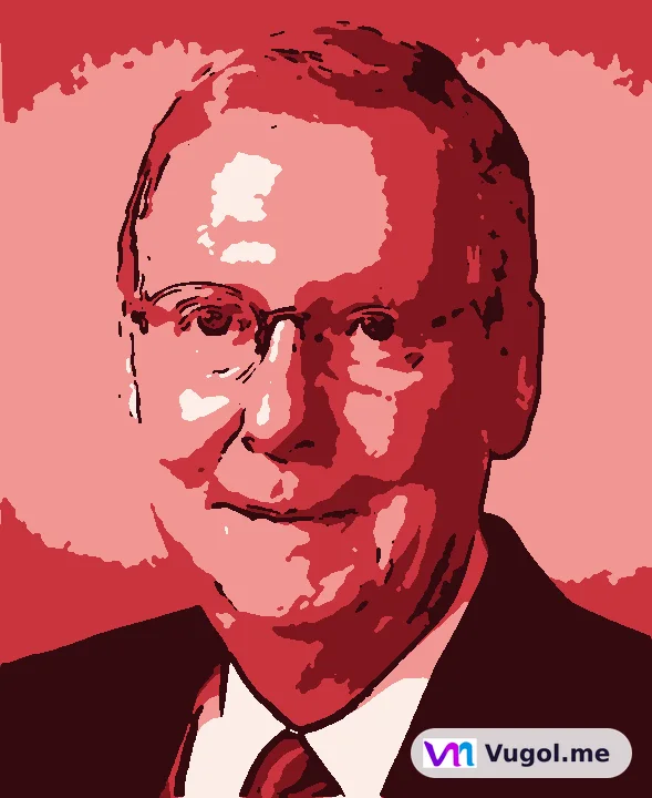 Mitch McConnell — Illustration · Vugol.me