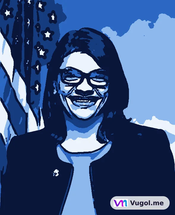 Rashida Tlaib — Illustration · Vugol.me