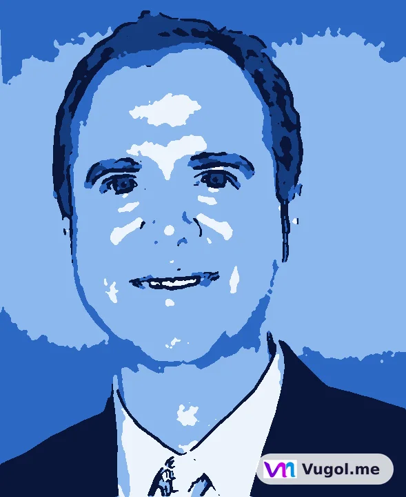 Adam Schiff — Illustration · Vugol.me