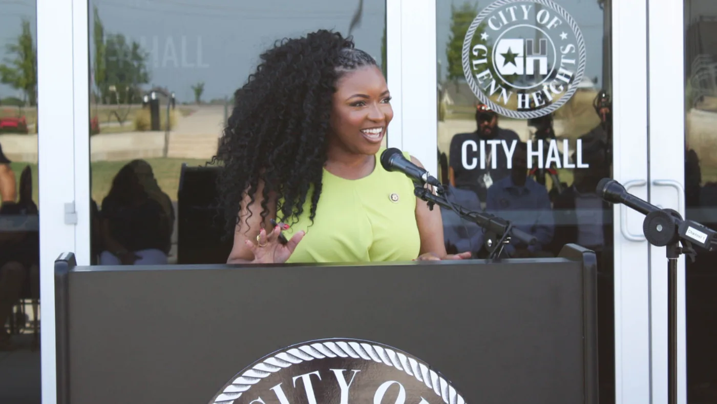 Jasmine Crockett — On the trail